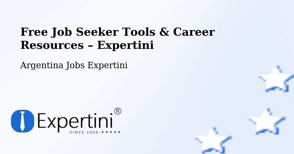 Free Job Seeker Tools & Career Resources – Lonquimay - Lonquimay, Argentina Jobs Expertini