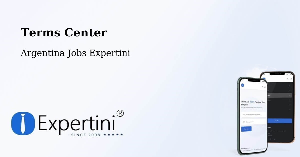Terms of Service – Lonquimay - Argentina Jobs Expertini